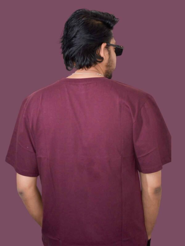 Zovaa Velvet Plain Oversized T-shirt