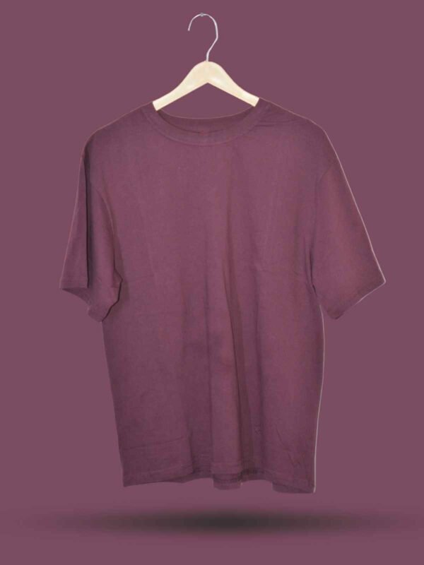 Zovaa Velvet Plain Oversized T-shirt