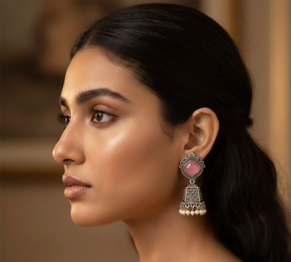 Blush Bloom Danglers