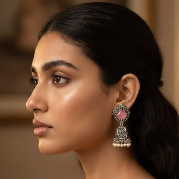 Blush Bloom Danglers