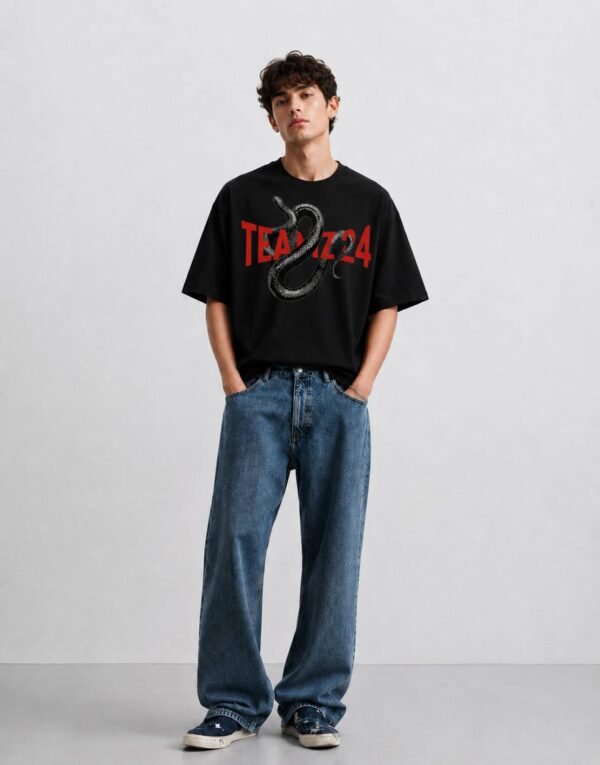 Venom – Snake Graphic Oversized T-Shirt