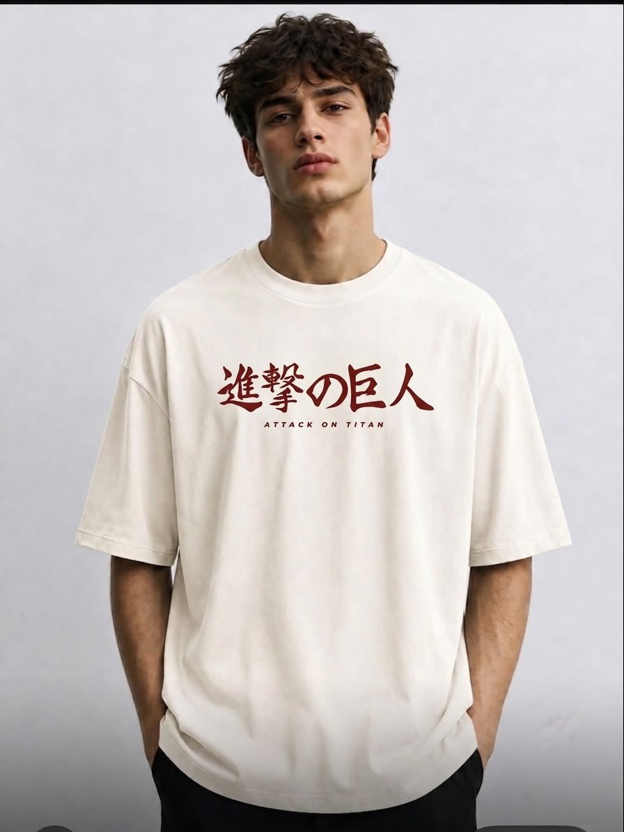 Monster theme oversized tshirt